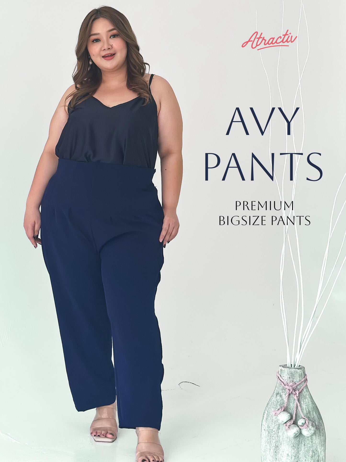 Celana Avy Navy ATRACTIV - Atractiv Big Size Label