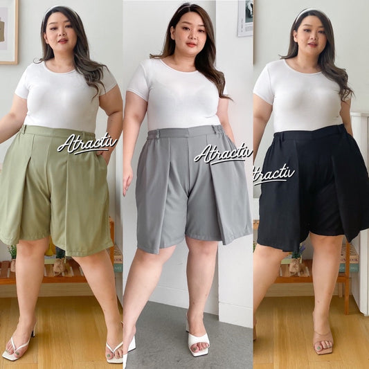 Celana Pendek Flare Atractiv - Atractiv Big Size Label