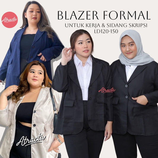 Blazer Formal Atractiv - Atractiv Big Size Label
