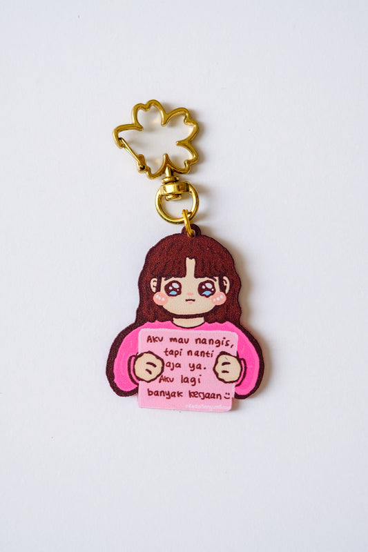 ATRACTIV x KedaiSenyumSasa Emotional Support Keychain