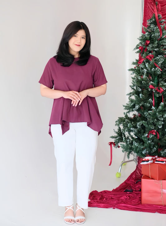 Blouse Ruth Maroon ATRACTIV