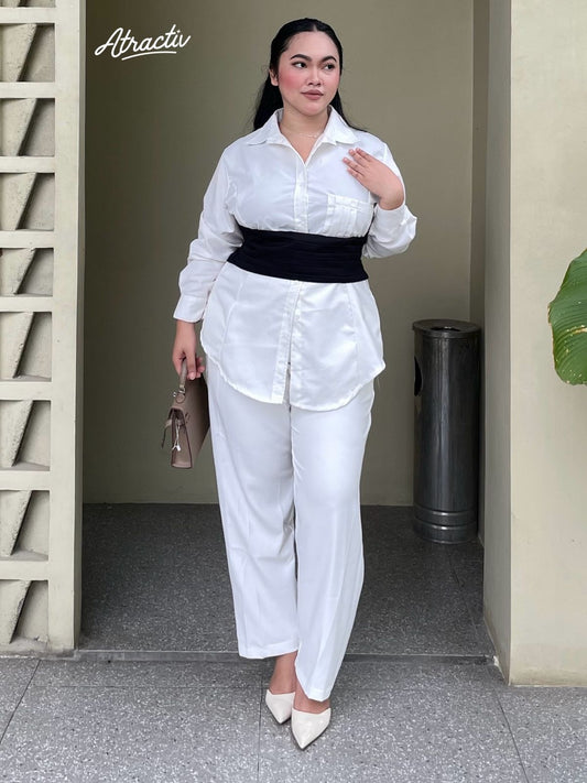 Blouse Tasha Putih ATRACTIV - Atractiv Big Size Label