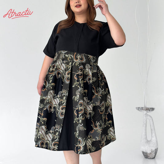 Dress Batik-Adista Black ATRACTIV