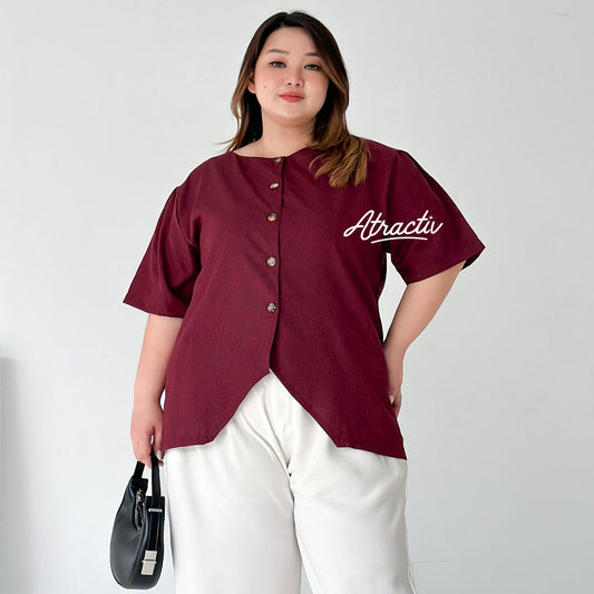 Blouse Maddy Maroon ATRACTIV