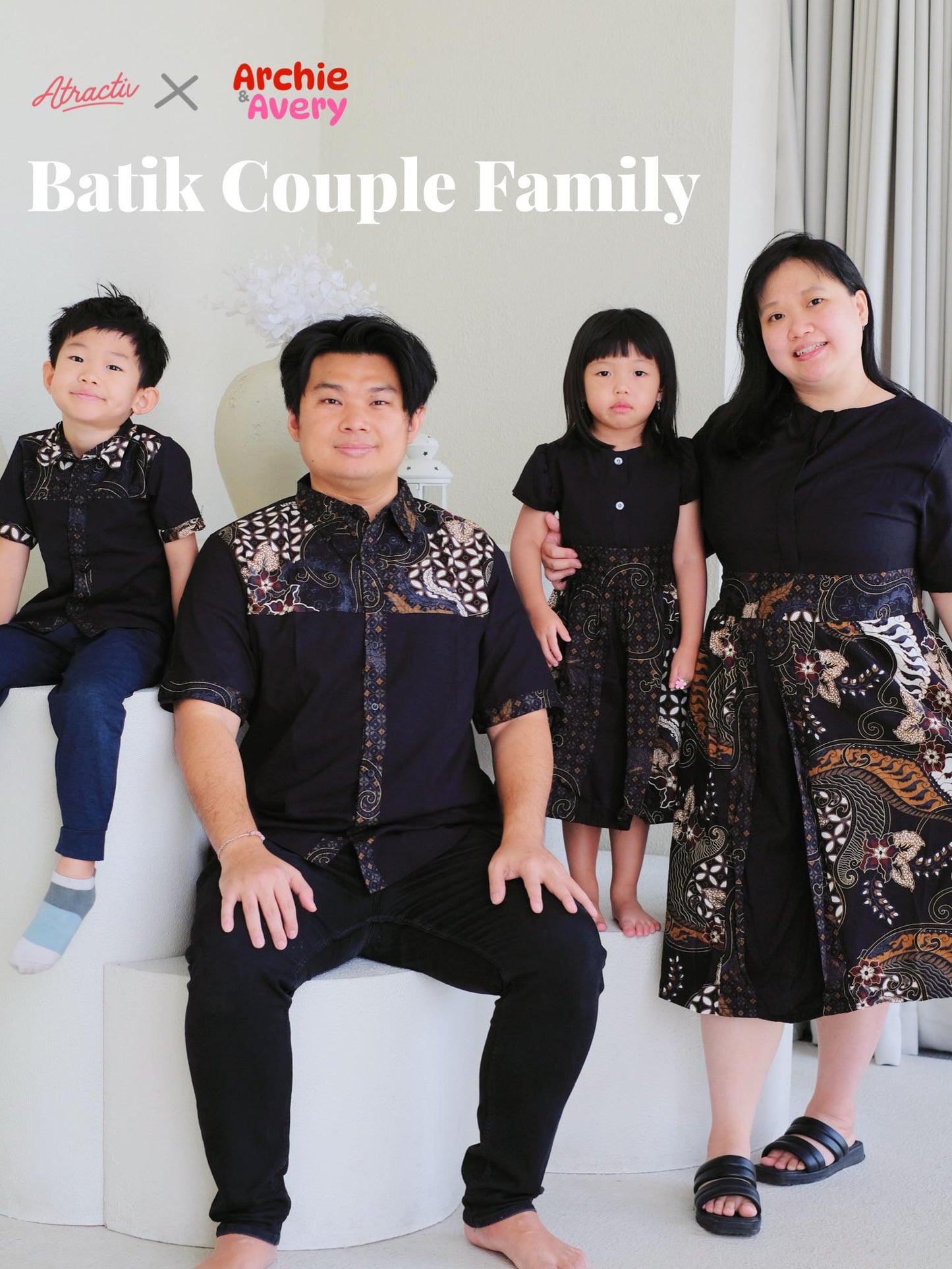 Batik Couple Keluarga ATRACTIV x ArchieAvery