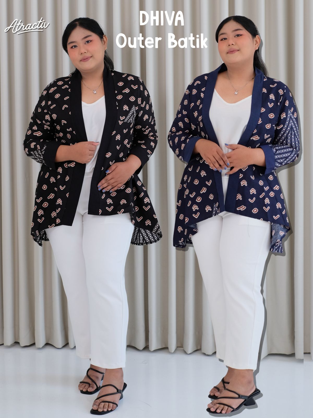Batik Outer Dhiva Lengan Panjang ATRACTIV