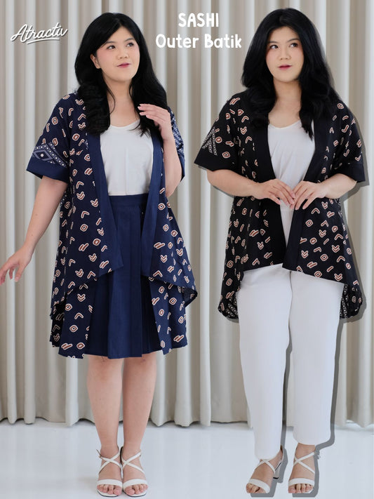 Batik Outer Shashi Lengan Pendek ATRACTIV