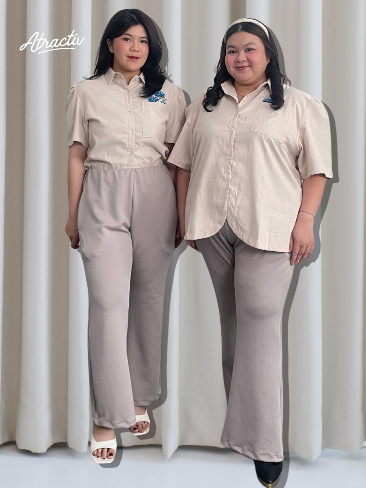 Celana Olive ATRACTIV