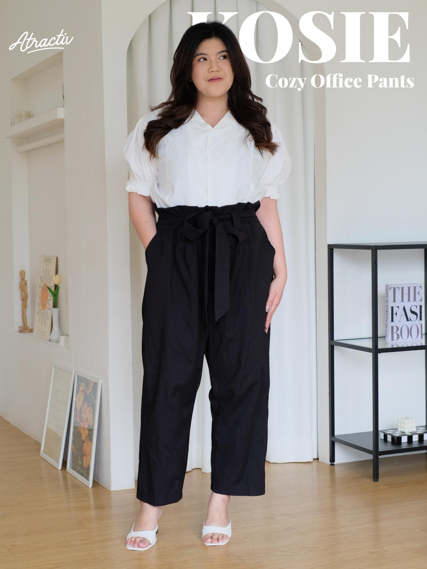 Celana Kosie Hitam ATRACTIV - Atractiv Big Size Label