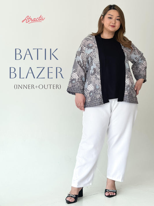 Blazer Batik Dusty ATRACTIV