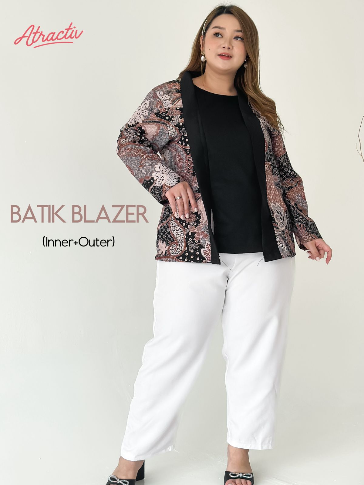 Blazer Batik Rosy ATRACTIV