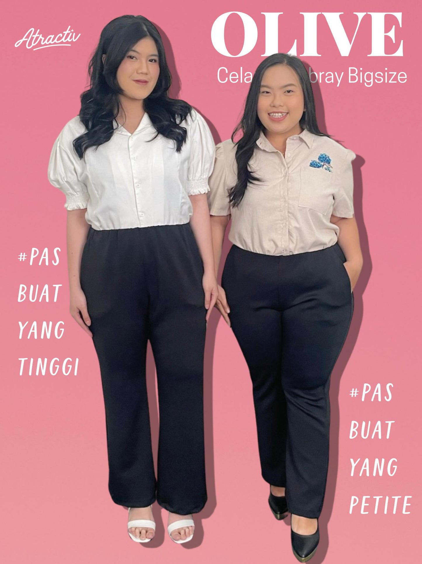 Celana Olive ATRACTIV