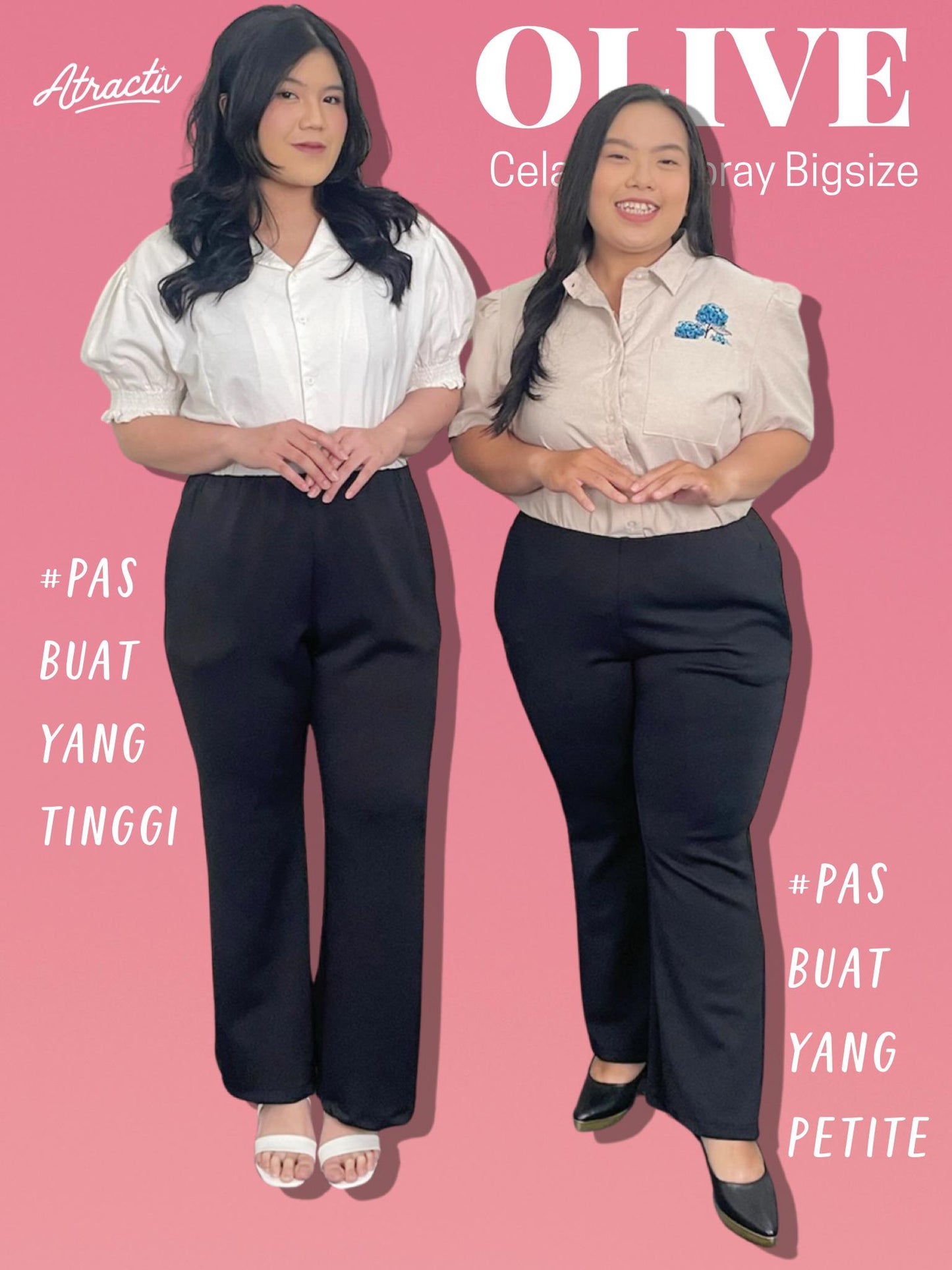 Celana Olive ATRACTIV