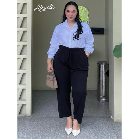 Celana Comfy Hitam ATRACTIV