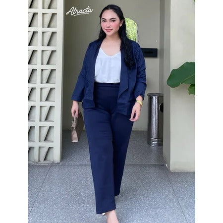 Celana Delia Navy Atractiv