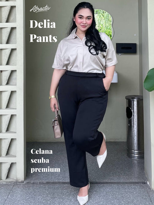 Celana Delia Hitam Atractiv