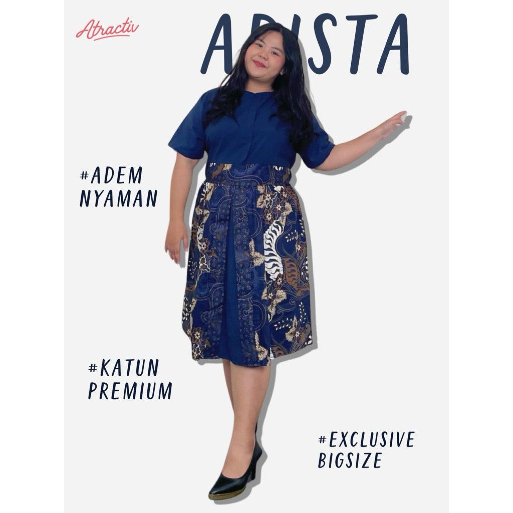 Dress Batik- Midi Adista Arini ATRACTIV