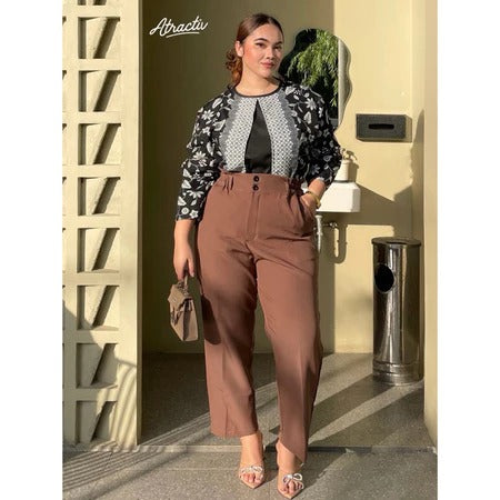 Celana Pauline Mocca ATRACTIV