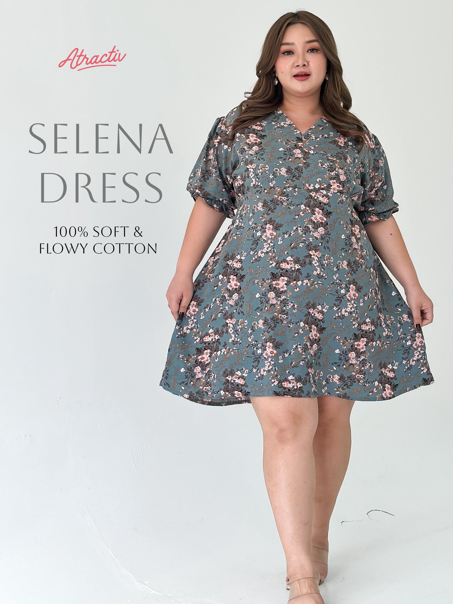 Dress Midi Selena Spring ATRACTIV